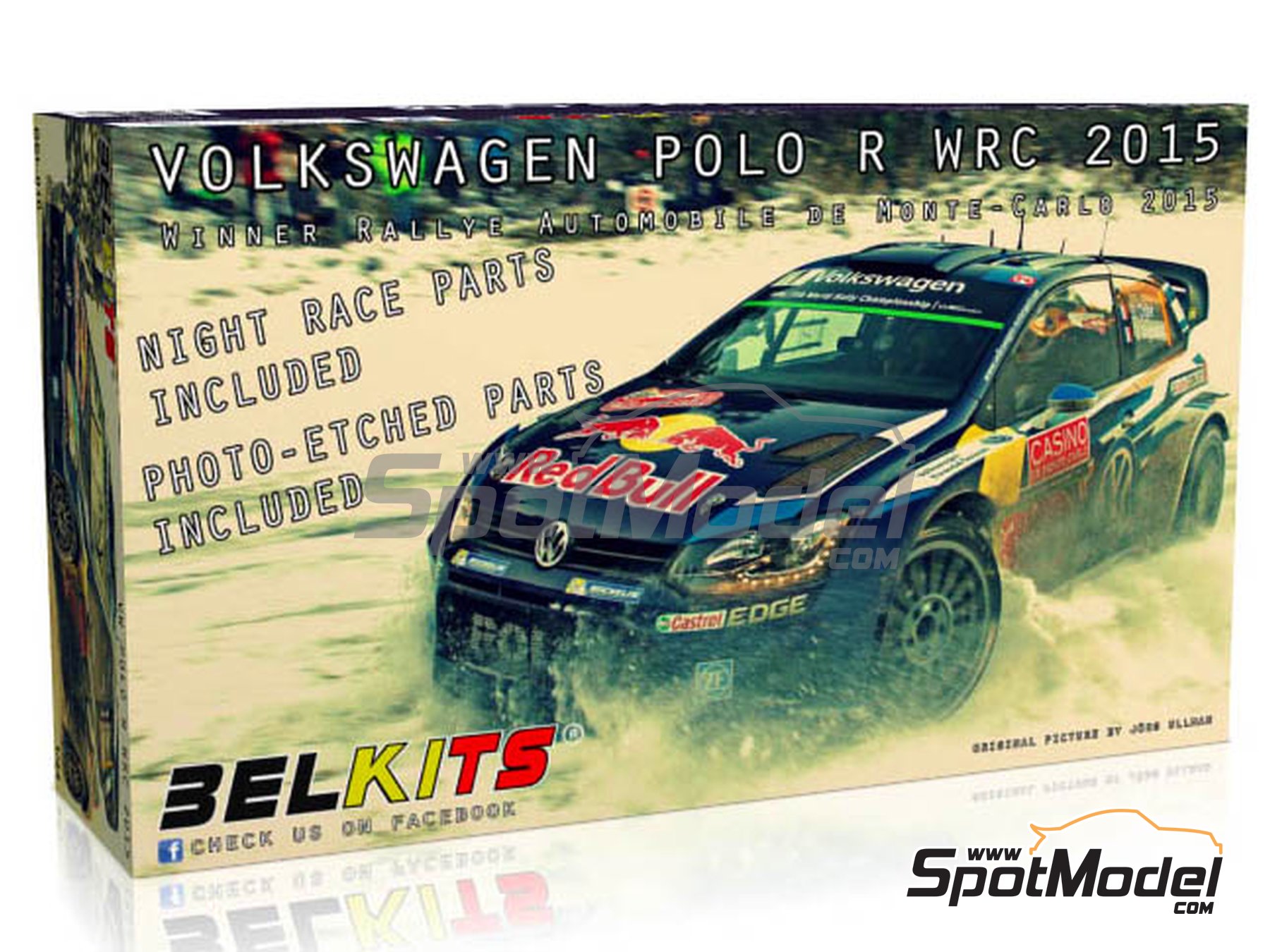 Belkits Model Car Kit Scale Volkswagen Polo R Wrc