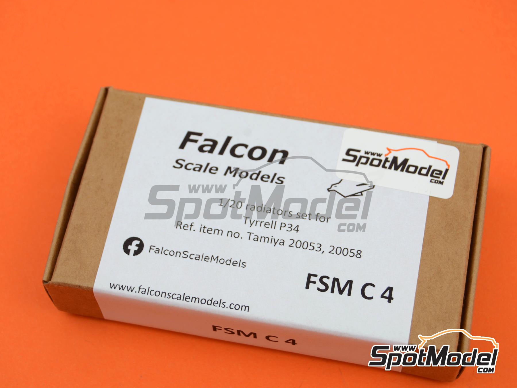 Image 7: Tyrrell Ford P34 - 1976 | Detail up set in 1/20 scale manufactured by Falcon Scale Models (ref. FSM-04-C, also FSMC004) Image 7: Tyrrell Ford P34 - 1976 | Detail up set in 1/20 scale manufactured by Falcon Scale Models (ref. FSM-04-C, also FSMC004)
