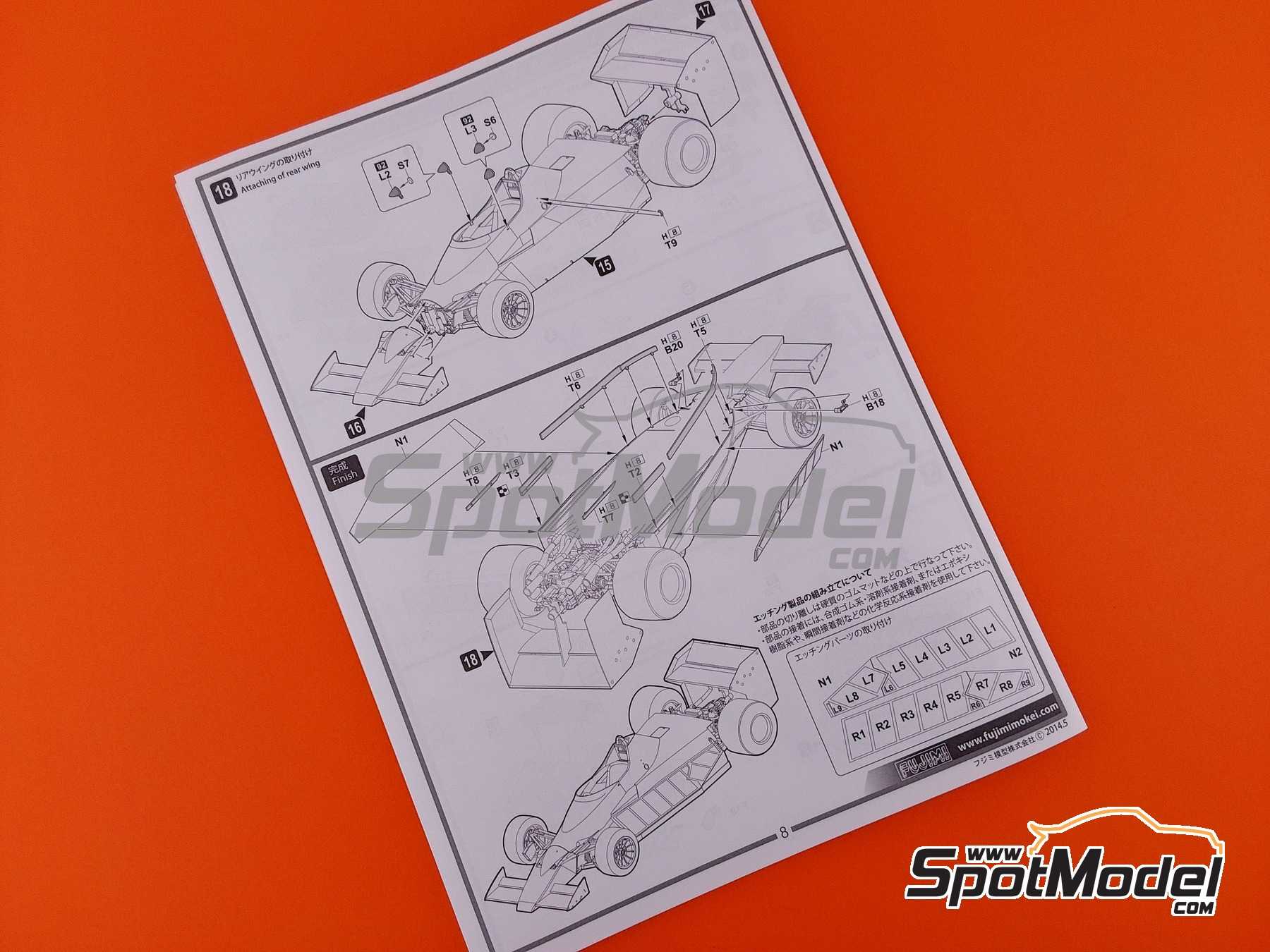 Image 7: Brabham BT46 Prototype sponsored by Martini Racing - 1977 | Car scale model kit in 1/20 scale manufactured by Fujimi (ref. FJ091853, also 4968728091853, 09185 and GP-58) Image 7: Brabham BT46 Prototype sponsored by Martini Racing - 1977 | Car scale model kit in 1/20 scale manufactured by Fujimi (ref. FJ091853, also 4968728091853, 09185 and GP-58)