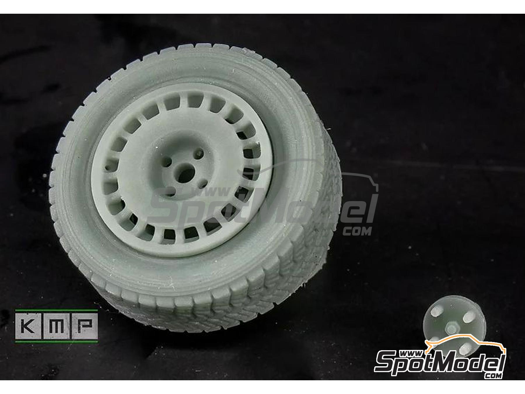 Image 1: Lancia Delta HF Gravel OZ | Rims and tyres set in 1/24 scale manufactured by KMP Kool Models Production (ref. KMP-TK24210, also TK24210) Image 1: Lancia Delta HF Gravel OZ | Rims and tyres set in 1/24 scale manufactured by KMP Kool Models Production (ref. KMP-TK24210, also TK24210)