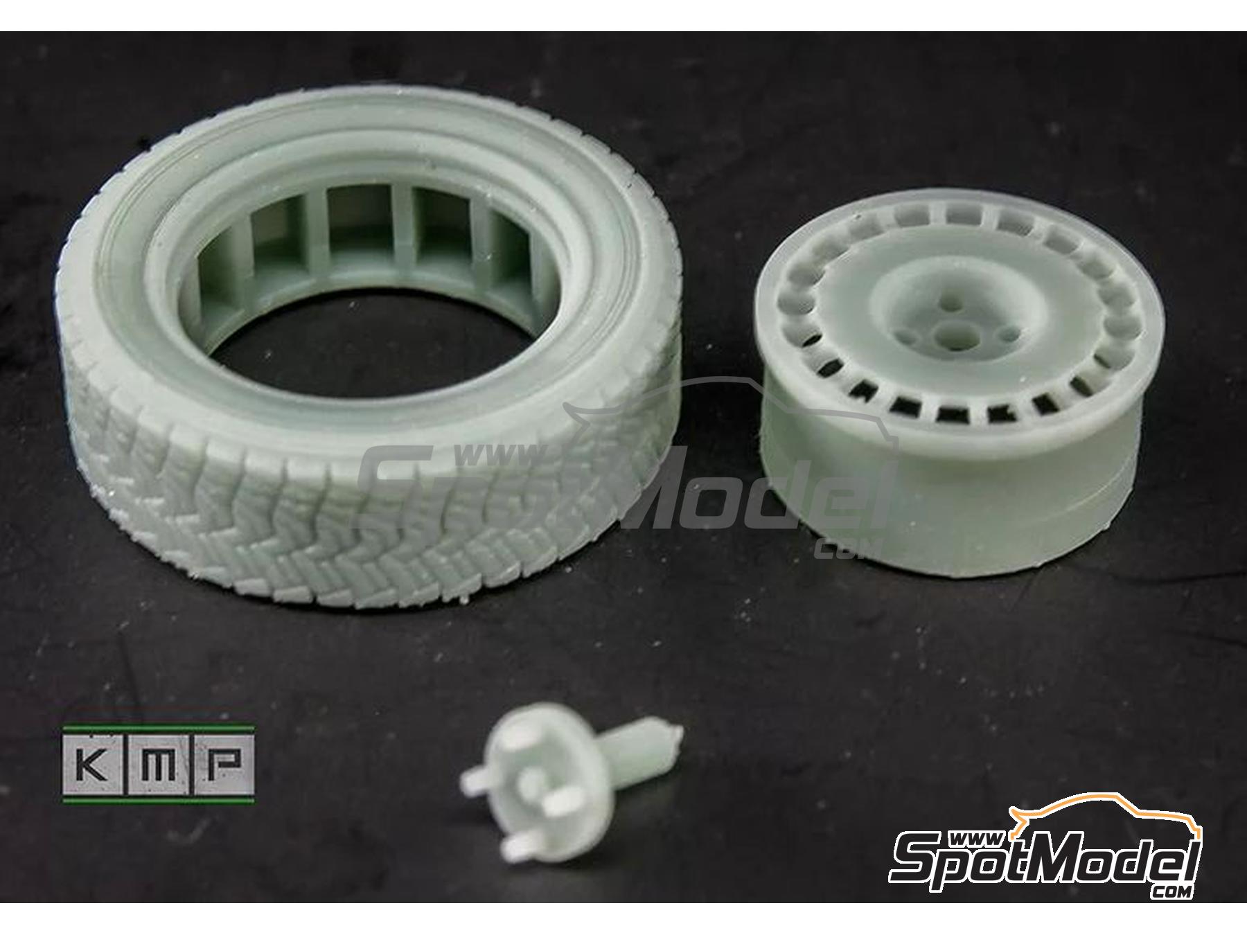 Image 2: Lancia Delta HF Gravel OZ | Rims and tyres set in 1/24 scale manufactured by KMP Kool Models Production (ref. KMP-TK24210, also TK24210) Image 2: Lancia Delta HF Gravel OZ | Rims and tyres set in 1/24 scale manufactured by KMP Kool Models Production (ref. KMP-TK24210, also TK24210)