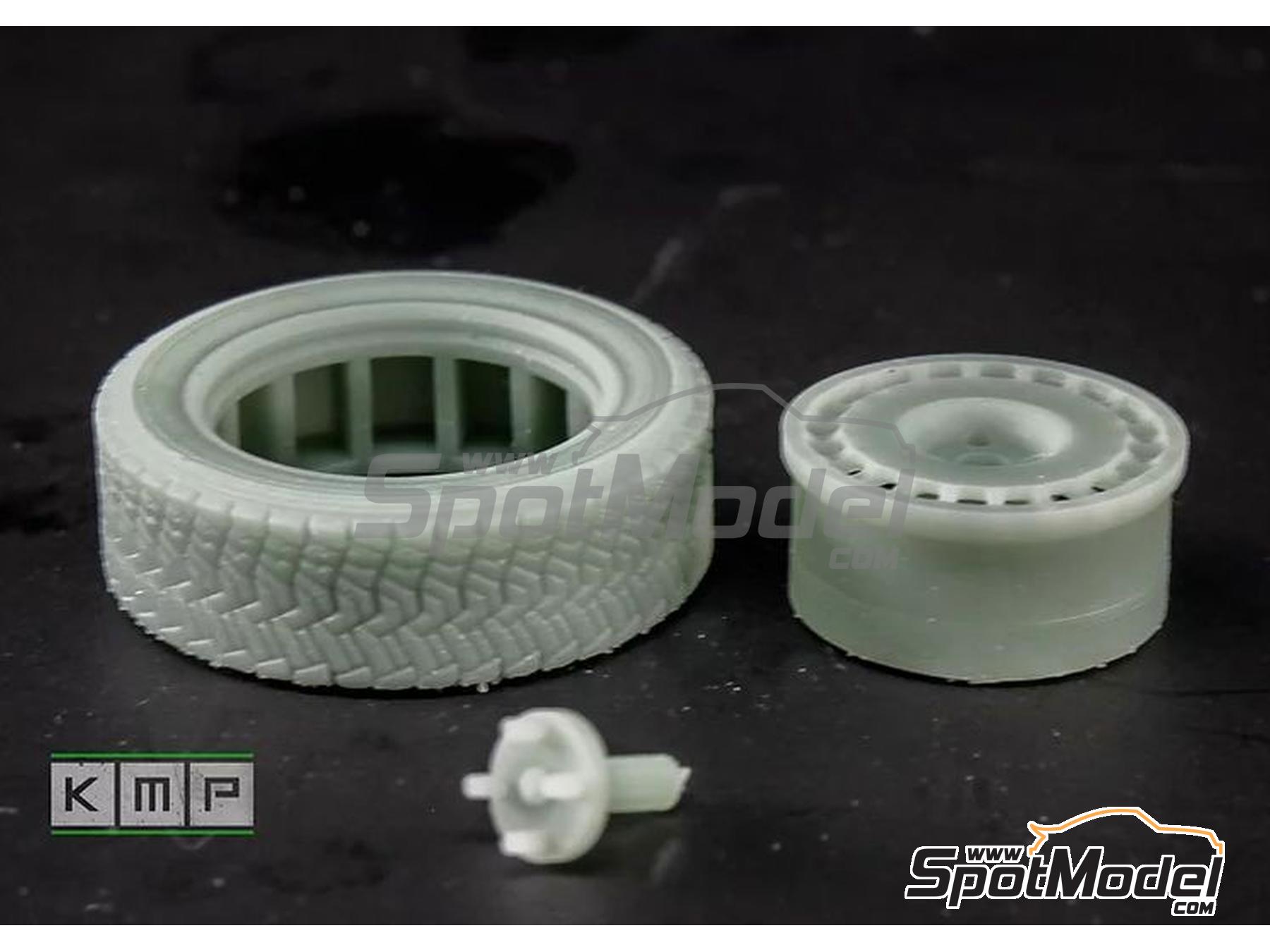 Image 3: Lancia Delta HF Gravel OZ | Rims and tyres set in 1/24 scale manufactured by KMP Kool Models Production (ref. KMP-TK24210, also TK24210) Image 3: Lancia Delta HF Gravel OZ | Rims and tyres set in 1/24 scale manufactured by KMP Kool Models Production (ref. KMP-TK24210, also TK24210)
