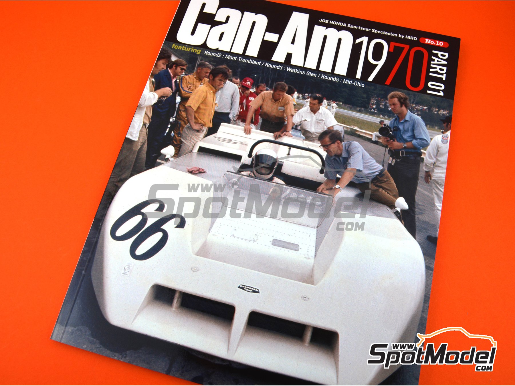 Image 1: JOE HONDA Sportcar Spectacles by Hiro: Part 1 - Can-Am Canadian-American Challenge Cup 1970 | Reference / walkaround book manufactured by Model Factory Hiro (ref. MFH-SS010) Image 1: JOE HONDA Sportcar Spectacles by Hiro: Part 1 - Can-Am Canadian-American Challenge Cup 1970 | Reference / walkaround book manufactured by Model Factory Hiro (ref. MFH-SS010)