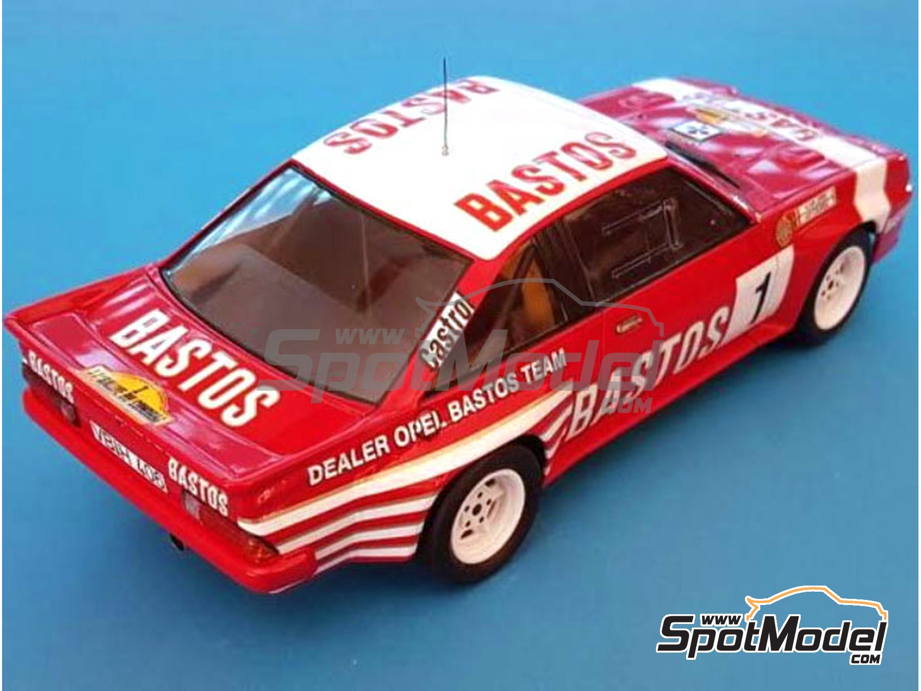 Image 9: Opel Manta 400 Group B Texaco Bastos - Condroz Rally, Ypres Rally 1986 | Marking / livery in 1/24 scale manufactured by Renaissance Models (ref. TK24-447) Image 9: Opel Manta 400 Group B Texaco Bastos - Condroz Rally, Ypres Rally 1986 | Marking / livery in 1/24 scale manufactured by Renaissance Models (ref. TK24-447)