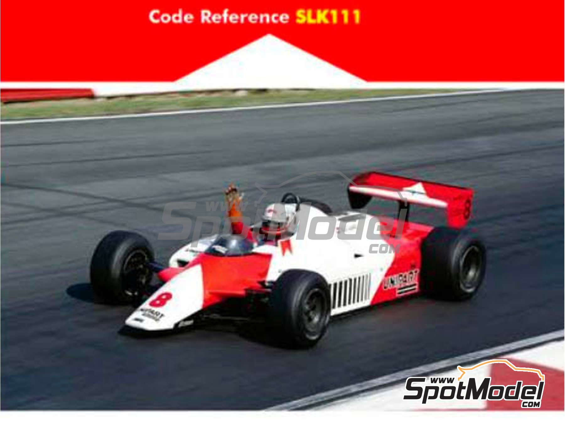 Image 1: McLaren Ford MP4/1B Marlboro - FIA Formula 1 World Championship 1982 | Model car kit in 1/43 scale manufactured by Tameo Kits (ref. SLK111) Image 1: McLaren Ford MP4/1B Marlboro - FIA Formula 1 World Championship 1982 | Model car kit in 1/43 scale manufactured by Tameo Kits (ref. SLK111)