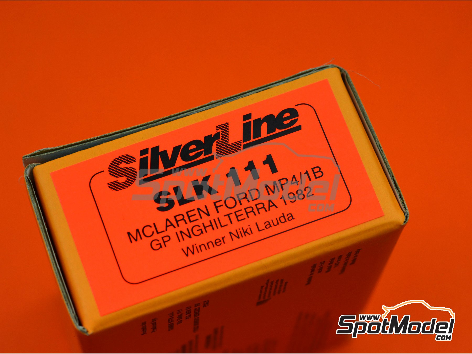 Image 11: McLaren Ford MP4/1B Marlboro - FIA Formula 1 World Championship 1982 | Model car kit in 1/43 scale manufactured by Tameo Kits (ref. SLK111) Image 11: McLaren Ford MP4/1B Marlboro - FIA Formula 1 World Championship 1982 | Model car kit in 1/43 scale manufactured by Tameo Kits (ref. SLK111)