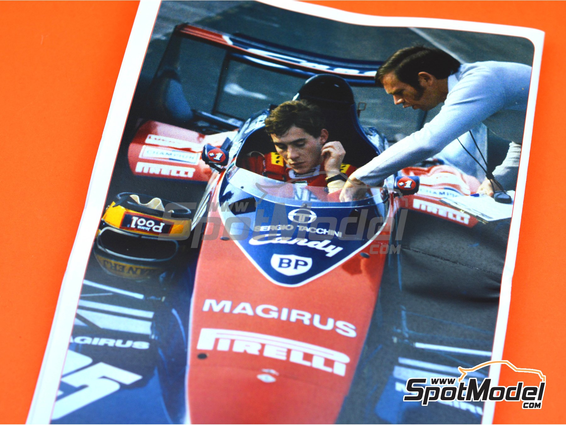 Image 3: Toleman Hart TG183B Candy Magirus - Test Silverstone 1983 | Model car kit in 1/43 scale manufactured by Tameo Kits (ref. SLK113) Image 3: Toleman Hart TG183B Candy Magirus - Test Silverstone 1983 | Model car kit in 1/43 scale manufactured by Tameo Kits (ref. SLK113)