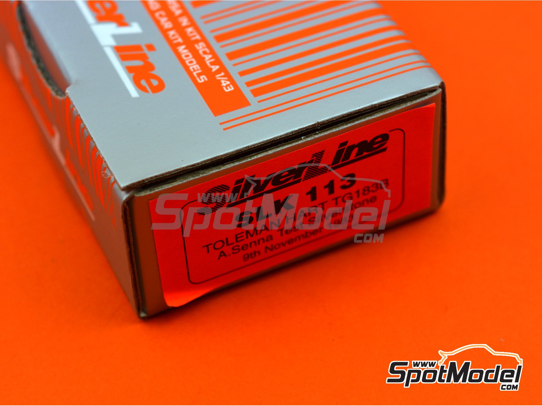 Image 9: Toleman Hart TG183B Candy Magirus - Test Silverstone 1983 | Model car kit in 1/43 scale manufactured by Tameo Kits (ref. SLK113) Image 9: Toleman Hart TG183B Candy Magirus - Test Silverstone 1983 | Model car kit in 1/43 scale manufactured by Tameo Kits (ref. SLK113)