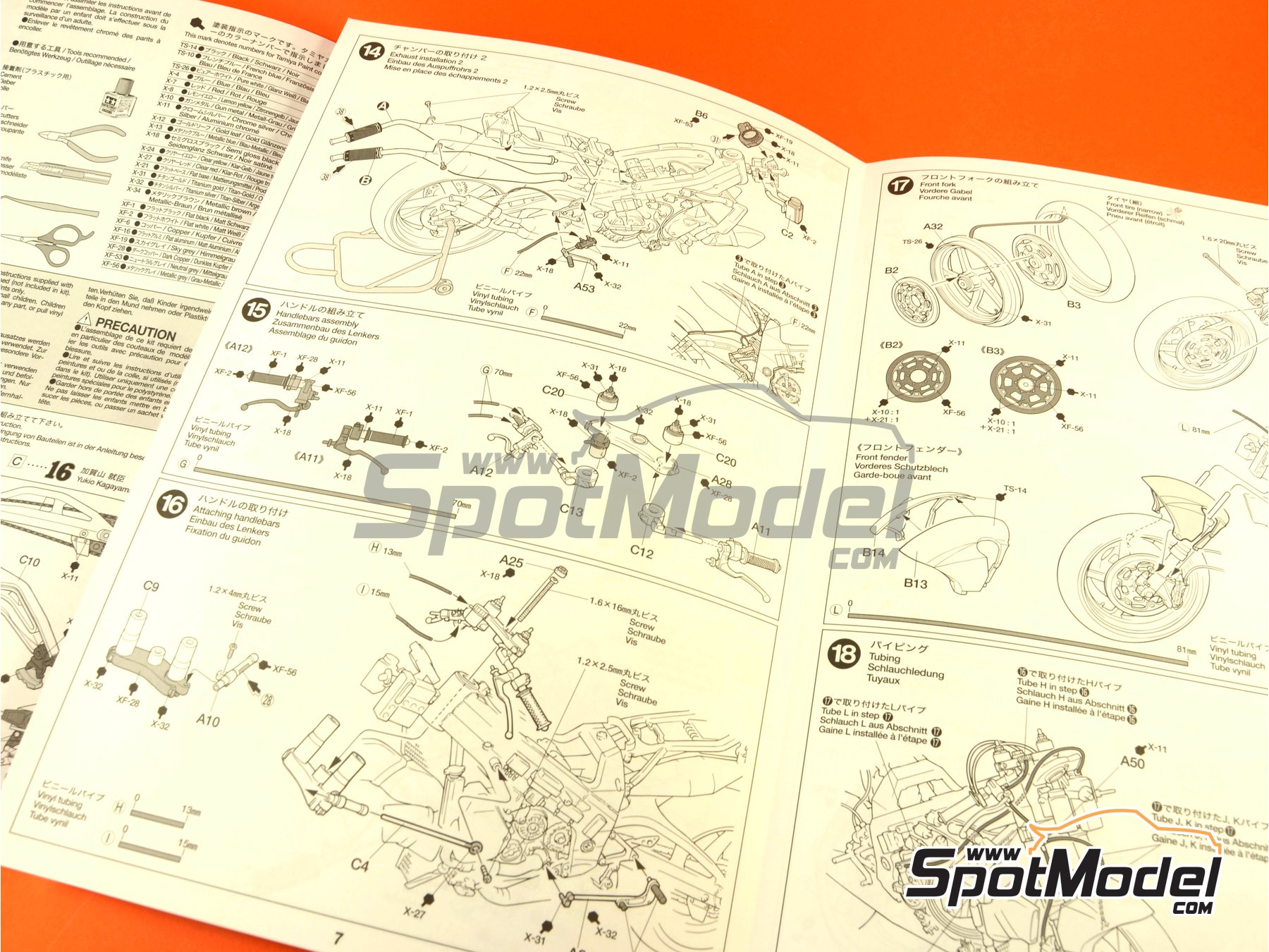 Image 14: Suzuki RGV-Gamma XR-89 Suzuki Grand Prix Team sponsored by Michelin - Motorcycle World Championship 1999 | Motorbike scale model kit in 1/12 scale manufactured by Tamiya (ref. TAM14081, also 4950344996889 and 14081) Image 14: Suzuki RGV-Gamma XR-89 Suzuki Grand Prix Team sponsored by Michelin - Motorcycle World Championship 1999 | Motorbike scale model kit in 1/12 scale manufactured by Tamiya (ref. TAM14081, also 4950344996889 and 14081)