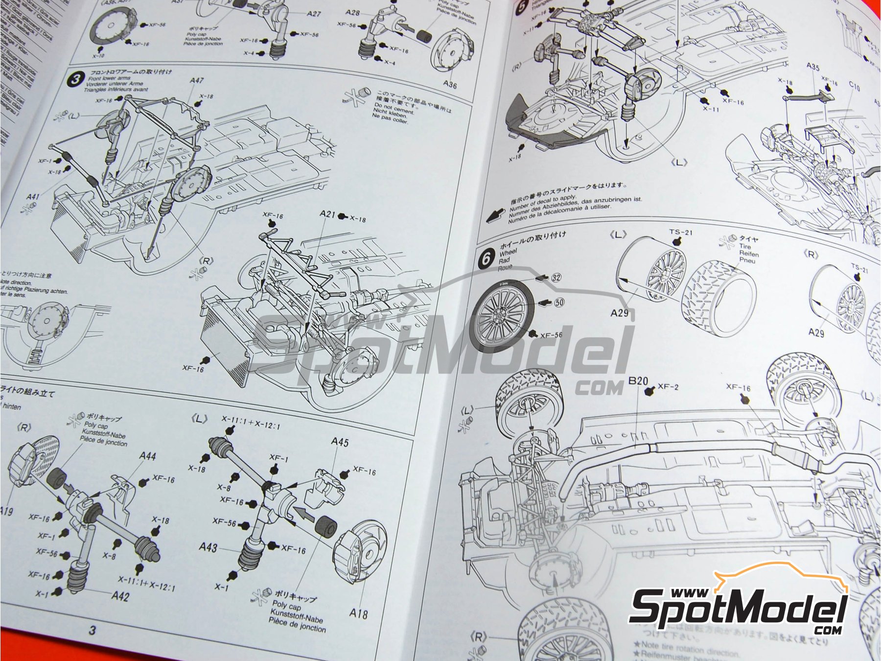 Image 12: Subaru Impreza WRC Equipo Subaru World Rally - Rally Tour de Corse 1999 | Maqueta de coche en escala 1/24 fabricado por Tamiya (ref. TAM24218, tambien 4950344996698 y 24218) Image 12: Subaru Impreza WRC Equipo Subaru World Rally - Rally Tour de Corse 1999 | Maqueta de coche en escala 1/24 fabricado por Tamiya (ref. TAM24218, tambien 4950344996698 y 24218)