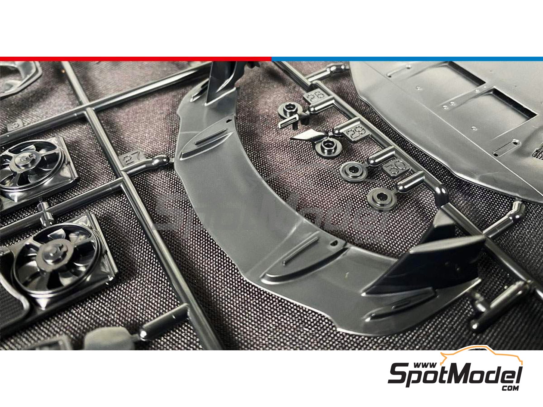 Image 12: McLaren Senna | Car scale model kit in 1/24 scale manufactured by Tamiya (ref. TAM24355, also 4950344243556, 24355, T24355 and TAM24355ST) Image 12: McLaren Senna | Car scale model kit in 1/24 scale manufactured by Tamiya (ref. TAM24355, also 4950344243556, 24355, T24355 and TAM24355ST)