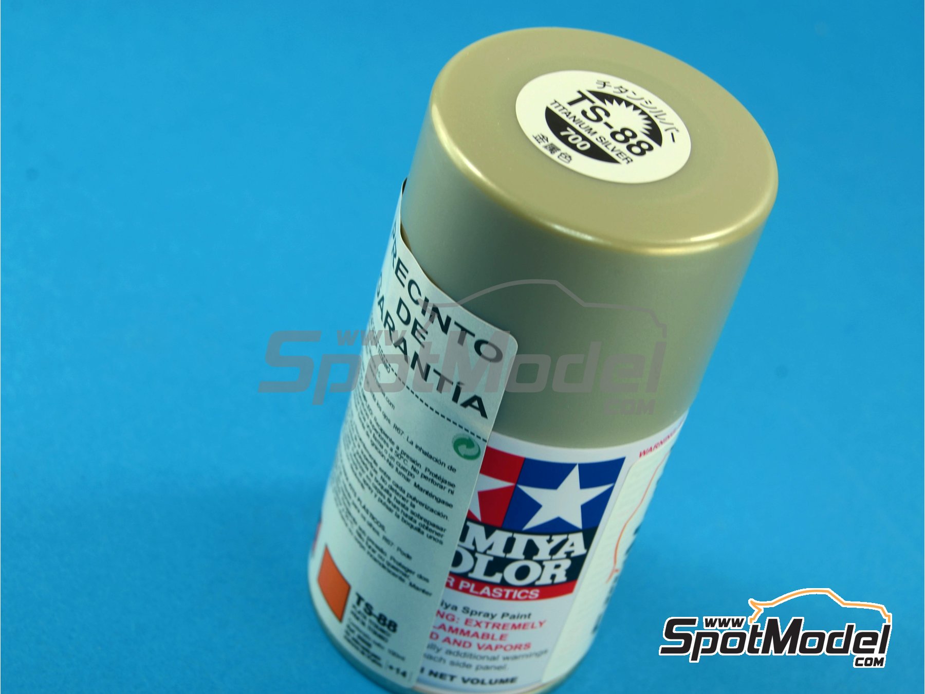 Tamiya Spray Titanium Silver Ts X Ml Ref Ts