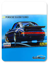 Kit 1/24 Heller - Porsche 934 RSR Turbo - maqueta de plstico