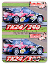 Calcas 1/24 Renaissance Models - Citroen DS3 WRC Gordon Finest Beers - N 1 - Sebastien Loeb - Condroz Rally 2013 para kit de Revell
