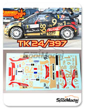 Calcas 1/24 Renaissance Models - Citroen DS3 WRC Abu Dhabi - N 1 - Sebastian Loeb + D. Elena - Rally de Alsace 2013