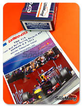 Kit 1/43 Tameo Kits - RB9 Infiniti - N 1 - Sebastian Vettel - Gran Premio de Alemania 2013 - maqueta de metal