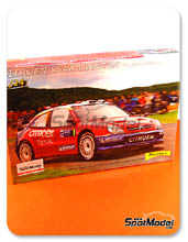 Kit 1/24 Heller - Citroen Xsara WRC Total - N 1 - Loeb - Rally de Alemania 2005