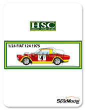 Kit 1/24 by Histric Sports Cars - Fiat 124 Abarth Olio - Nș 4 - Alen + Kivimaki - Portugal Rally 1975 - multimedia kit Kit 1/24 by Histric Sports Cars - Fiat 124 Abarth Olio - Nș 4 - Alen + Kivimaki - Portugal Rally 1975 - multimedia kit