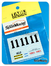 Decals 1/12 by Tabu - Honda NSR500 Oki - Nș 1 - World Championship 1984 Decals 1/12 by Tabu - Honda NSR500 Oki - Nș 1 - World Championship 1984