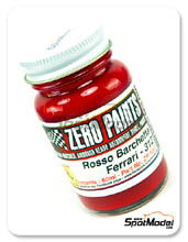 Paint by Zero Paints - Red - Ferrari 312 Rosso Barchetta - Code: 312 - 60ml for Airbrush Paint by Zero Paints - Red - Ferrari 312 Rosso Barchetta - Code: 312 - 60ml for Airbrush