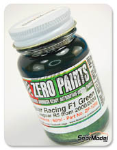 Paint by Zero Paints - Jaguar F1 Green - 60ml for Airbrush Paint by Zero Paints - Jaguar F1 Green - 60ml for Airbrush