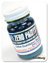 Paint by Zero Paints - Cobra Guardsman Blue - 60ml for Airbrush Paint by Zero Paints - Cobra Guardsman Blue - 60ml for Airbrush