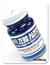 Paint by Zero Paints - Brabham BT55 Dark Blue - 60ml for Airbrush Paint by Zero Paints - Brabham BT55 Dark Blue - 60ml for Airbrush