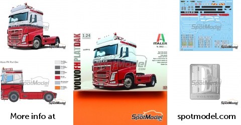 Italeri Volvo FH16 Globetrotter XL in 1:24 bouwpakket (nieuw '25) · Modelsport