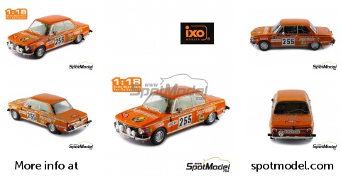 BMW 2002 #255 W. Stiller - A. Wagener Jagermeister Rally Monte Carlo 1973 1 64 Diecast Model Car By Schuco Tarmac Works
