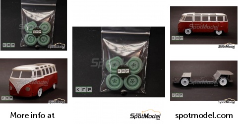 KMP Kool Models Production TK24110: Rims and tyres set 1/24 scale ...
