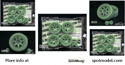 KMP Kool Models Production TK24137: Rims and tyres set 1/24 scale ...