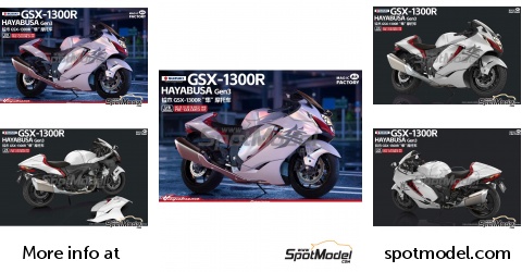 Magic Factory 1406: Motorbike scale model kit 1/9 scale - Suzuki GSX ...