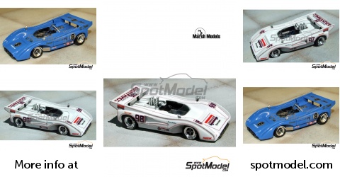 Miniature Voiture Marsh Models 1/43 – McLaren M20 – Scooter Patrick Vainqueur Elkhart Lake 1974
