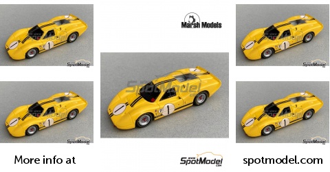 KIT 1/43 SMTS Eagle-Ford Dan Gurney 1967 "Winner Rex Mays 300 EUR 75,00