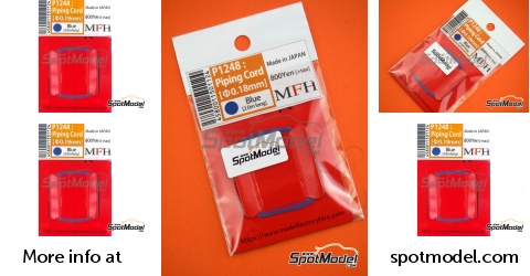 P1248 Model Factory Hiro P1248: Piping cord - Piping cord 0.18 mm diameter ...