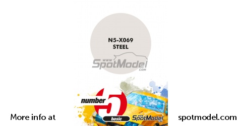 Number Five N5-X069: Paint for airbrush Steel 1 x 30ml (ref. N5-X069 ...