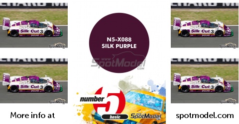 Number Five N5-X088: Paint for airbrush Silk Purple 1 x 30ml (ref. N5 ...