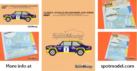 Maquette Italeri 1/24 Fiat 131 Olio Fiat - ITA3667, Neuve En Kit