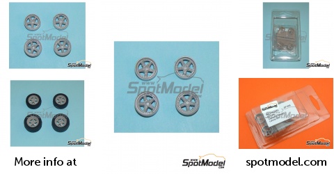 Kit Maquette Roues Canonica Pour Lancia 037 - Rejimodel échelle 1/24 - Neuf