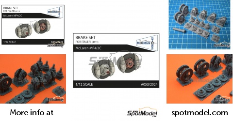 Stone Models A053/2024: Brakes 1/12 scale - McLaren TAG Porsche MP4/2C ...