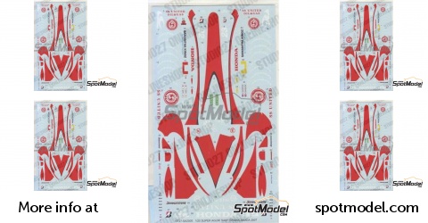 Décalcomanies Studio 27 ST27-DC42 1/24 Pour Honda Type R 1995 - Occasion
