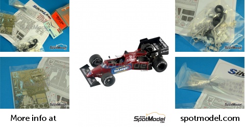 Tameo Kits SLK033: Car scale model kit 1/43 scale - Tyrrell Ford 012 ...