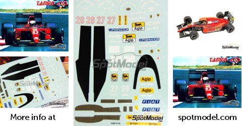 1/43 Tameo Kit TMK142 Ferrari 643 French GP 1991 Prost Alesi (Neu (gemäss Beschreibung)) in
