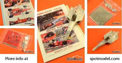 Miniature Ferrari F2001 1/43 TAMEO TMK295 - GP Malaisie 2001 - Occasion