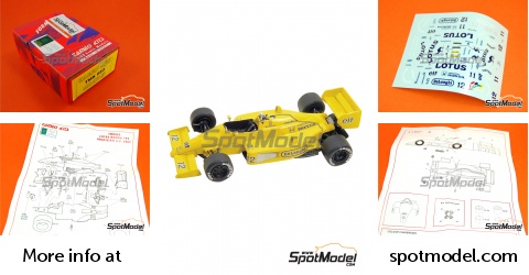 Tameo Kits TMK 1/43 – Lotus Honda 99T « Camel » 1987, Maquette Occasion