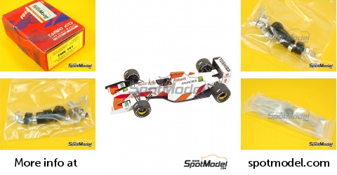 Miniature Footwork Mugen FA13 F1 Aguri Suzuki #10 Kyosho 1:43 - Réf. 7086-2 - Neuve