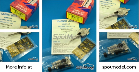 TAMEO 1/43 – Kit Voiture F1 Sauber Ford C15 – GP Monaco 1996 – TMK219