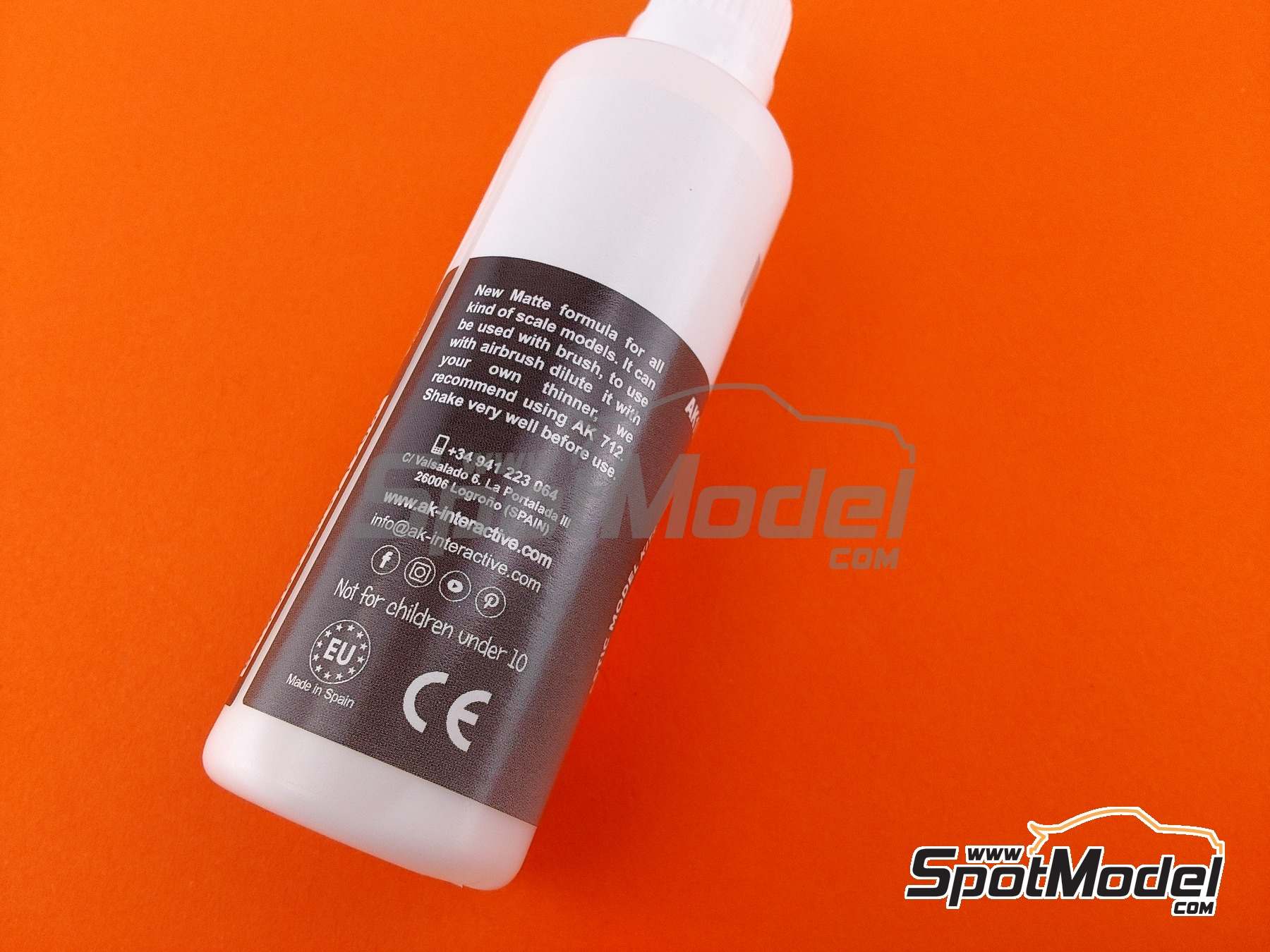 Image 3: Matte Varnish - 1 x 60ml | Clearcoat manufactured by AK Interactive (ref.&nbsp;AK-190, also 8436535571906 and AK190)