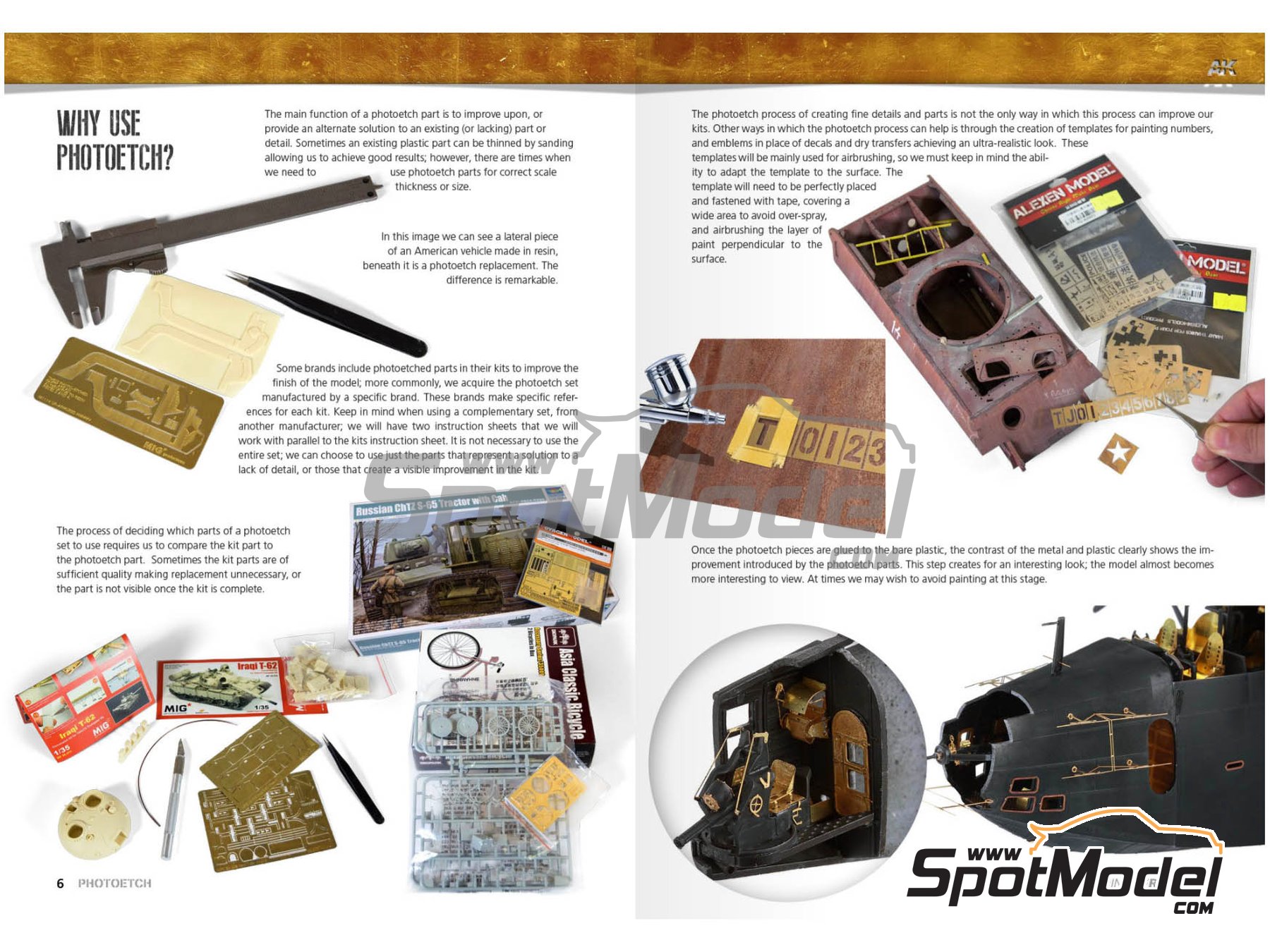 Image 1: Photoetched parts - AK Learning series number 7 | Book manufactured by AK Interactive (ref.&nbsp;AK-244, also 8436564926555 and AK244)