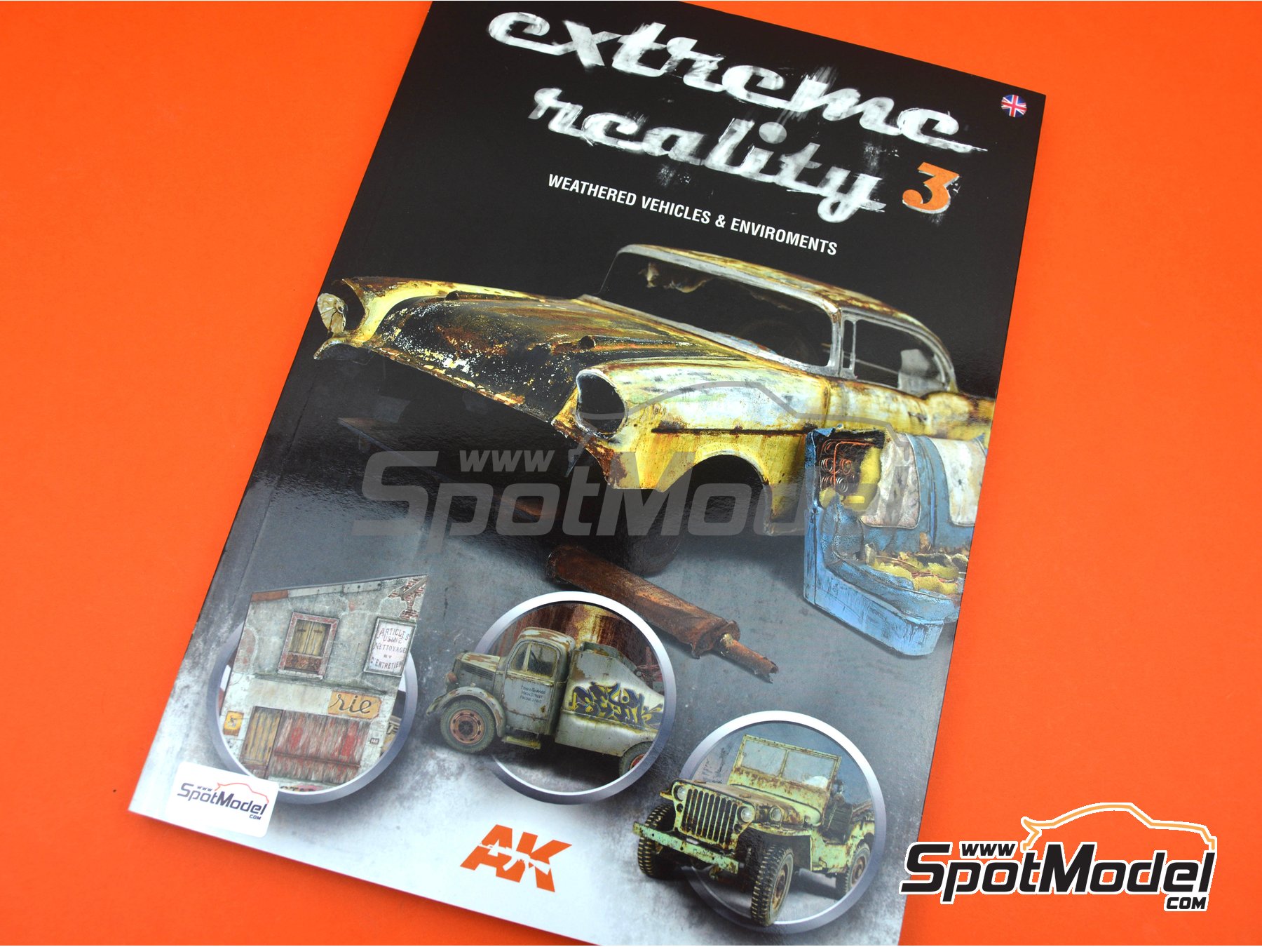 AK INTERACTIVE Extreme Reality 3 Weathered Vehicles & Environments Book AK510 